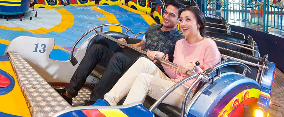 800-metre-long roller coaster at Berjaya Time square