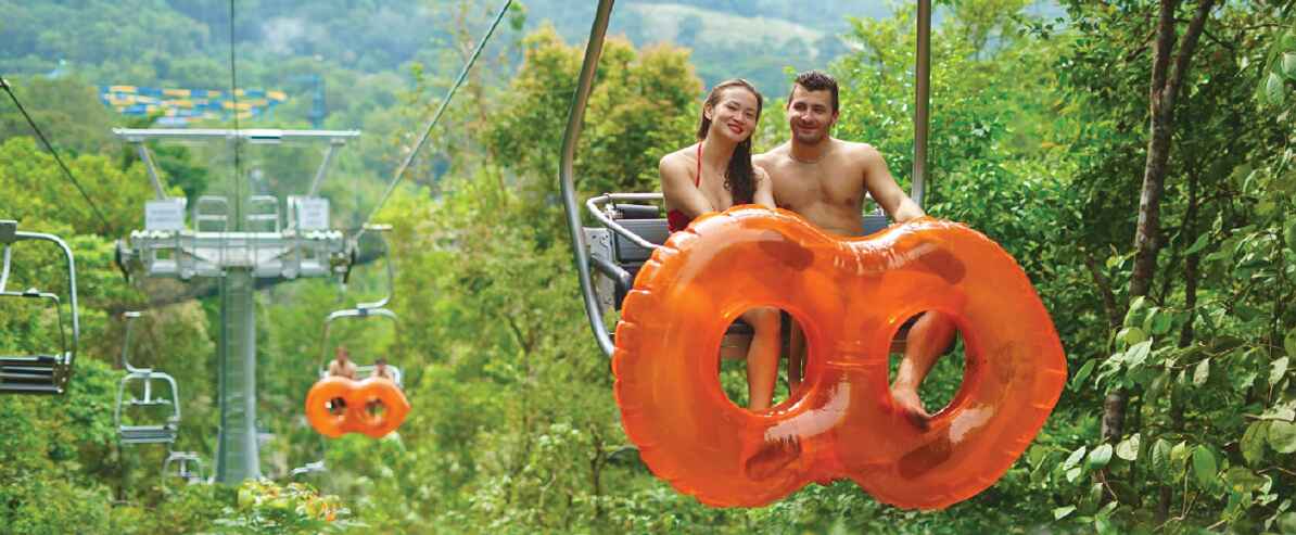 Chairlift ride at Escape Penang