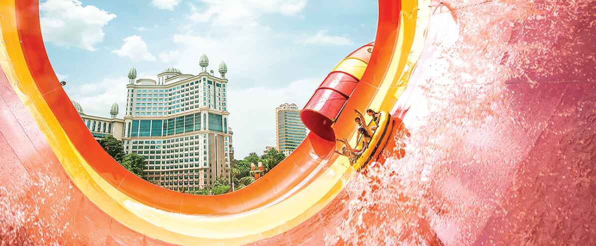 Vuvuzela ride at Sunway Lagoon Waterpark